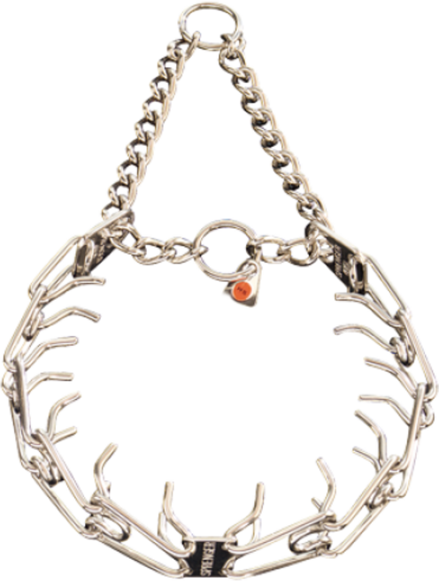 험스프렌저 강아지 스텐 핀치 칼라 체인 목줄, 혼합색상, 1개