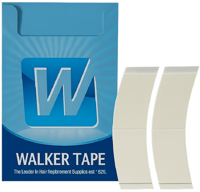 가발 전용 양면테이프 2종 / 저자극 화이트테이프 강한접착력 블루테이프, 1개, 1.화이트테이프