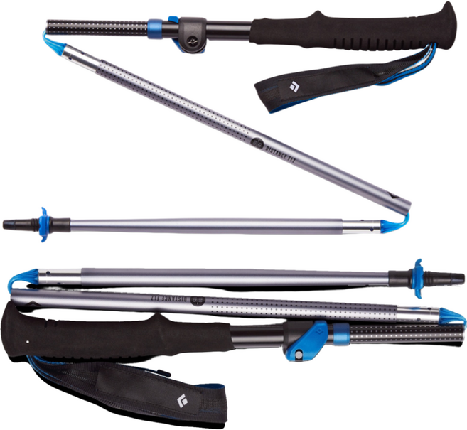 블랙다이아몬드 디스턴스 FLZ Z폴 /등산스틱 3단 접이식 초경량 트레킹 지팡이