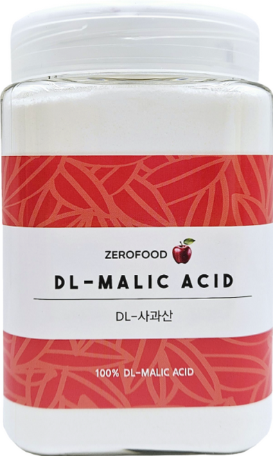 식용 사과산 분말 DL-사과산 DL-MALIC ACID, 1개, 525g
