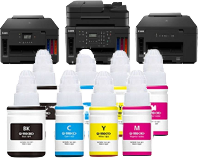 캐논 G7090 무한 잉크 호환, 8개입, 프리미엄 4색 2세트