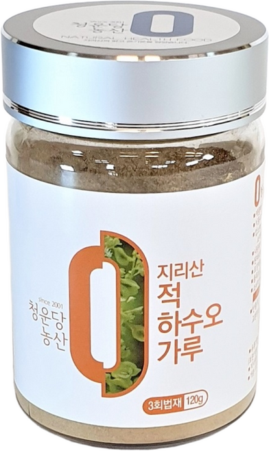 청운당농산 지리산 적하수오 가루 120g 국내산 자연산 하수오 뿌리 100%, 3회법제 120g, 1개