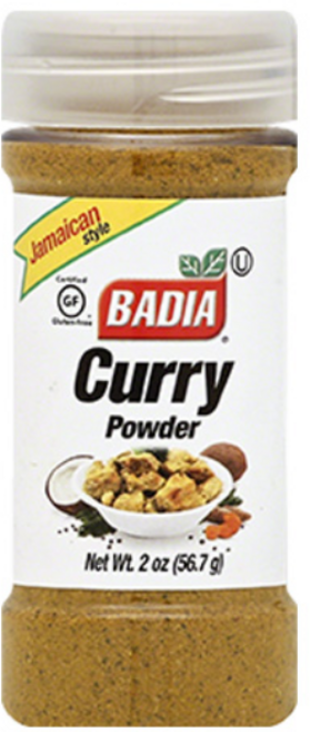 바디아 커리 파우더, 56.7g, 1개