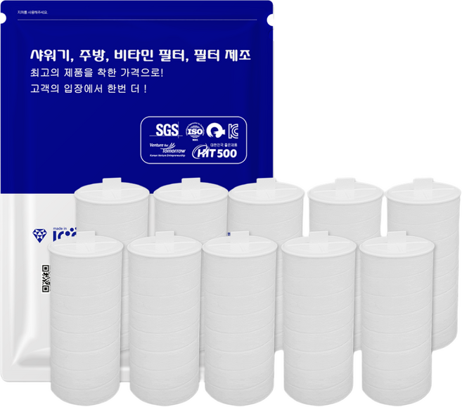 [기획전] 닥터피엘 호환필터, 10.주방 핸디/코브라 염소 녹물필터 10개, 1세트