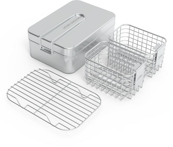 어반콘크리트 캠핑 반합 튀김기 코펠 (2구), 반합 튀김기 2구, 반합 튀김기 2구, 1개