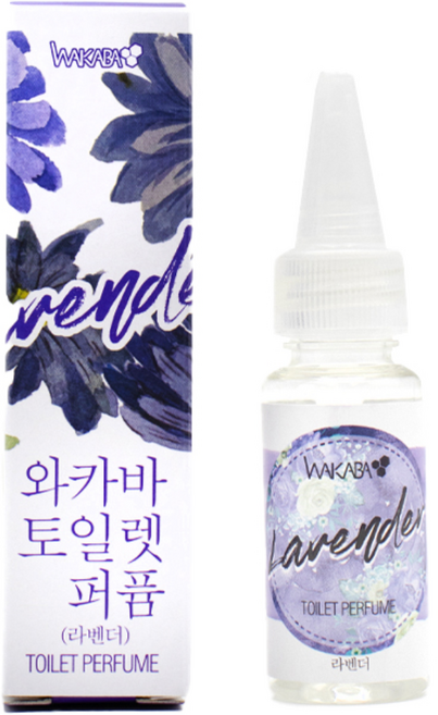 와카바 토일렛 퍼퓸, 라벤더, 1개, 20ml