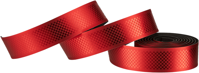 시클로베이션 어드밴스드 폴리 터치 베이퍼 메탈릭 자전거 핸들바 테이프, 1개, 소울 레드