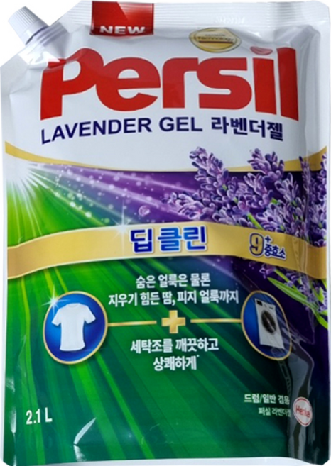 퍼실 파워젤 겸용 리필 라벤더, 2.1L, 1개