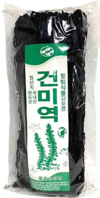 울돌목 부드러운 건미역 1kg 대용량 가정용 업소용, 1개