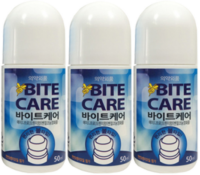 동국제약 바이트케어 모기 물렸을 때 모기 상처, 3개