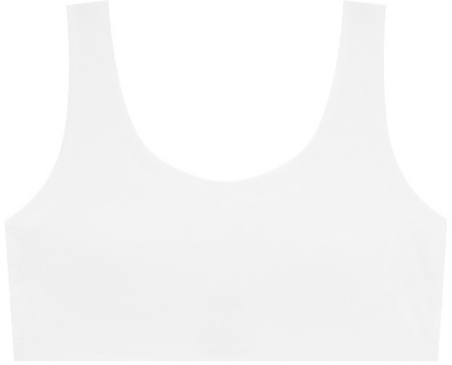 수아팜 [몰드부착형] 주니어 1단계 에어락 메쉬 심리스 브라_아이보리