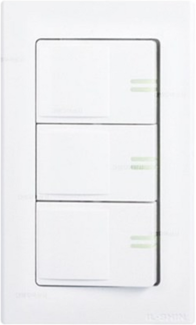 일신전기 와이드SW 3구 스위치, 1개