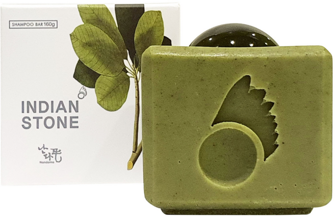 [본사판매] 인디언스톤 난다모 샴푸바 (남성용) 2개, 1개, 85g