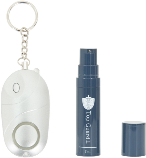 세이프코리아 엘리트 안심보호 호신용품 세트, 1세트, 실버&블루