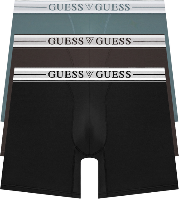 게스언더웨어 캐주얼 아스킨 롱드로즈 세트 3PACK (BK/GB/DBR)