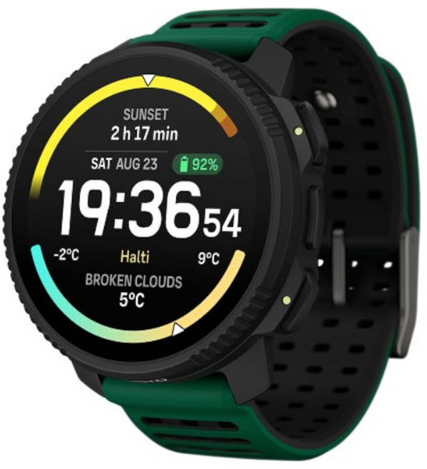 순토 버티컬 2 파인 그린, 48.6mm, 단품, GPS + 블루투스