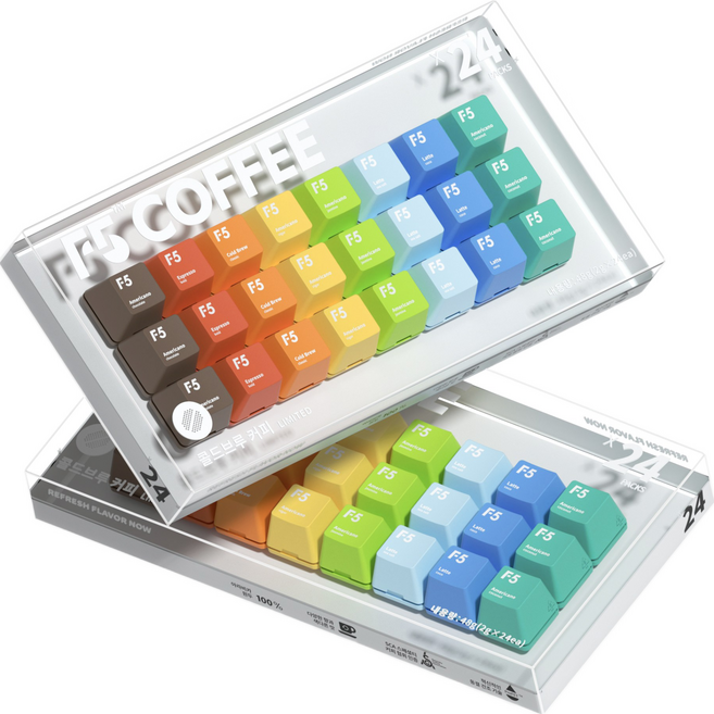 F5 프리미엄 콜드브루 커피 (8종혼합), 1개, 2g, 24개입
