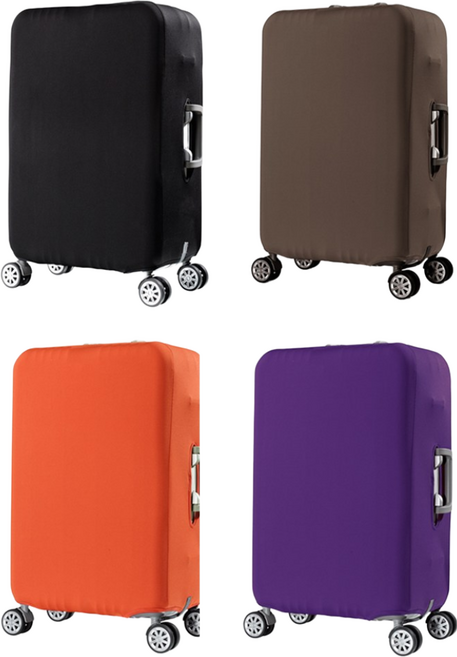 고탄력 무지 스판 캐리어 커버 케이스 보호 20 24 26 30 인치