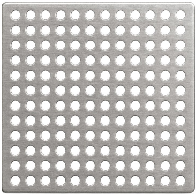 아띠꼴로 욕실 머리카락 거름망 화장실 배수구 덮개 고급사각형, 실버