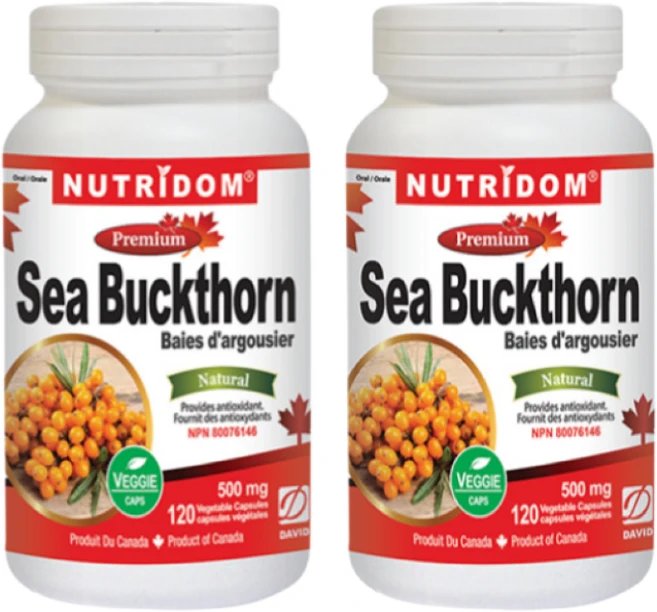 (2팩 할인) 뉴트리돔 씨벅톤 비타민나무 열매추출 시벅톤 120캡슐 N202, 2개, 120정, 120정 - 쿠팡