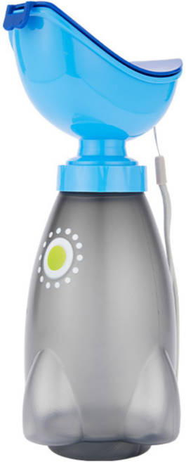 로바아 휴대용소변기 간이소변기 차량용 캠핑용 고급형, 블루