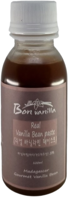 bon vanilla 마다가스카르 리얼 바닐라빈 페이스트 100ml, 110g, 1개
