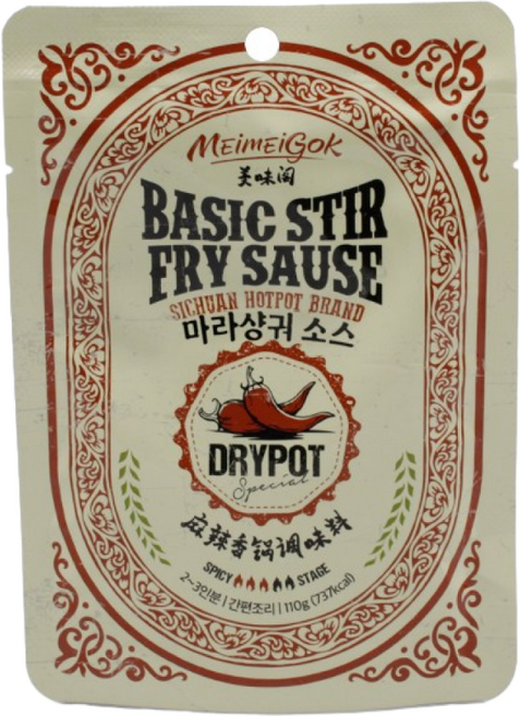 미미각 마라샹궈 소스 마라맛 볶음소스, 110g, 5개