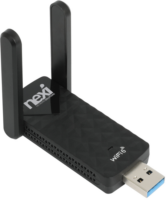 WiFi 6 듀얼안테나 USB3.0 무선랜카드 와이파이 동글이 5G 송수신기 외장형 컴퓨터 데스크탑 노트북 PC, 1개