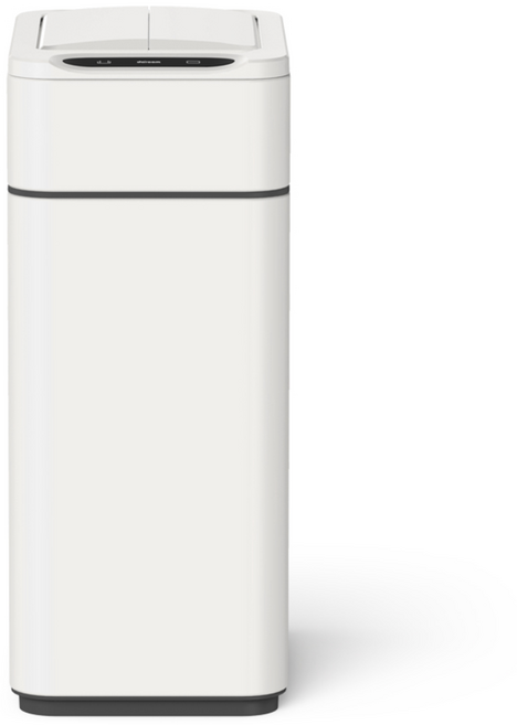 다룸 스마트 자동센서 스테인리스 휴지통 10L + 전용봉투, 화이트, 1개