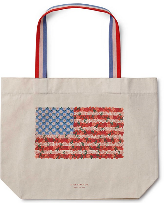 라이플페이퍼 Americana 와이드 캔버스 토트백