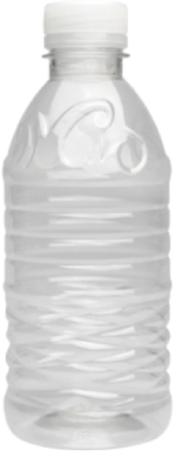 HD-0.35L 원형 생수병 (312개/1박스) 페트병 공병, 흰색캡, 1세트, 350ml