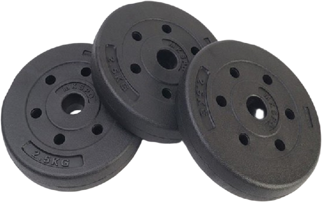 바벨원판 7.5kg*2장+2.5kg*2장 합계20kg세트, 블랙, 1개, 20kg