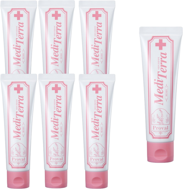 프로벨 메디테라 시린이치약 고불소 인체적용시험완료 시린이완화 시린이예방+제조사책임보험, 7개, 120g