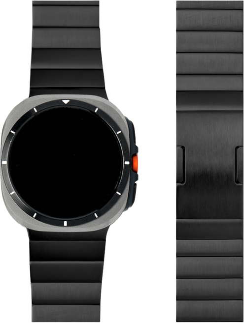 티엑스엘엑스 갤럭시워치 울트라 티타늄 메탈 스트랩 링크브레이슬릿, 1개, 블랙