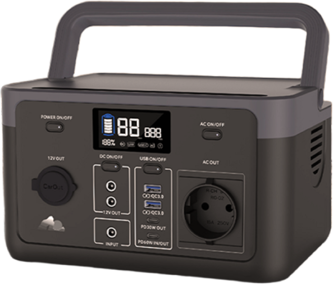 SSODEAL 파워뱅크 캠핑용 휴대용 대용량 배터리 보조배터리 320Wh 220V 300W, 그레이, SSO2601-26