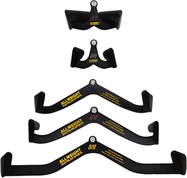 Allweight 맥그립 5종세트 냄새없는 pvc소재 케이블머신 보조그립 등근육 운동 멀티랙 랫풀다운 하이풀리 보조손잡이