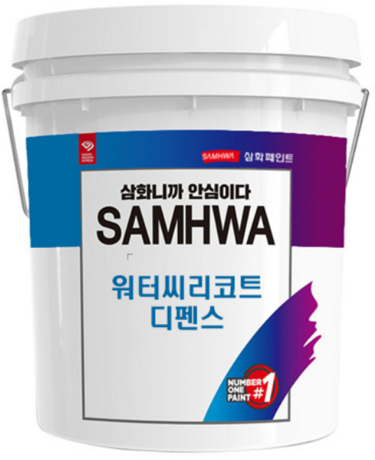 삼화페인트 외벽 방수제 수성발수제 워터씨리코트 디펜스, 1개, 16L, 투명