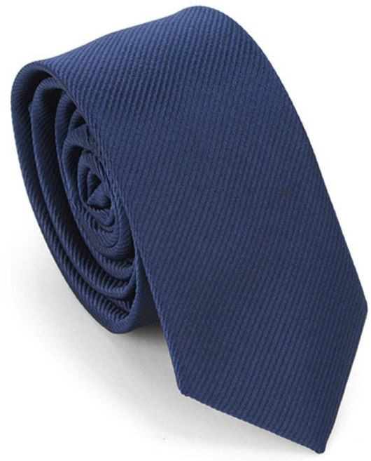 5.5cm 단색 슬림 네이비 수동넥타이_GM5003