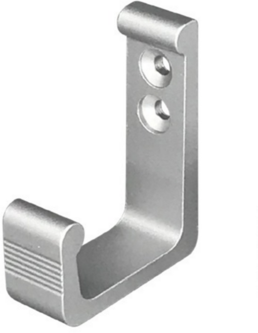 인라이프 다용도 의류 소품 신형고리, 실버 - 중, 4개