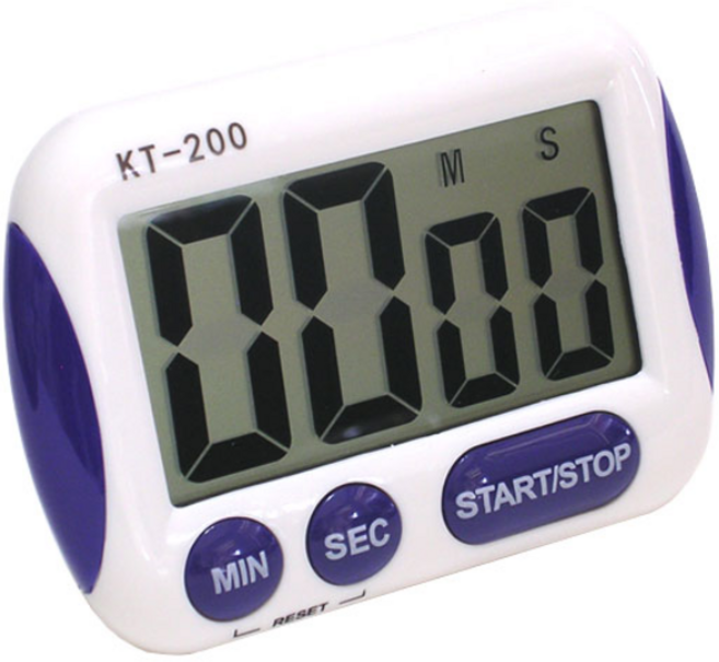 디지털 타이머 KT-200 쿠킹 요리 경인계기 주방타이머 알람 타임, 1개, 경인계기 KT-200