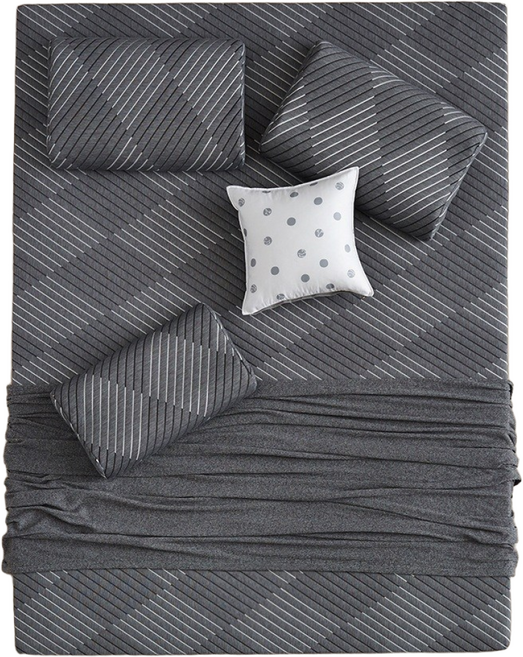 라폼 하드 7.5cm 천연 라텍스 매트리스 토퍼, 프리미엄 그레이