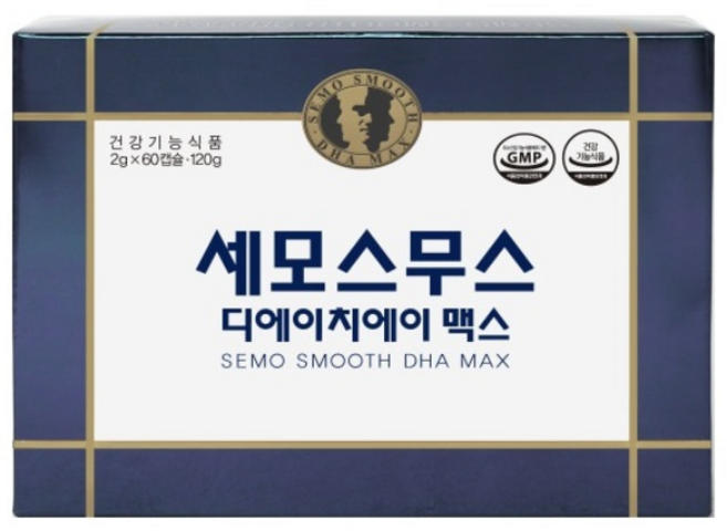 세모몰 오메가3 세모 스무스 DHA 맥스 2g 60캡슐 1곽, 1개