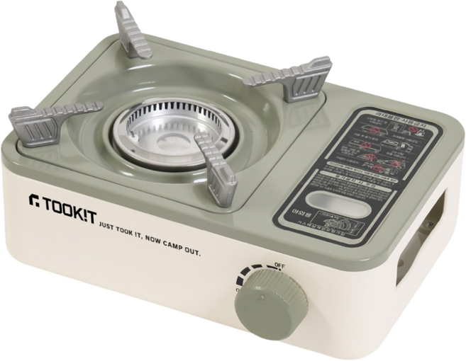 투킷 멜로우 미니 스토브 TKSCL01-P1 캠핑버너 휴대용 미니 가스버너, 1개, 단일