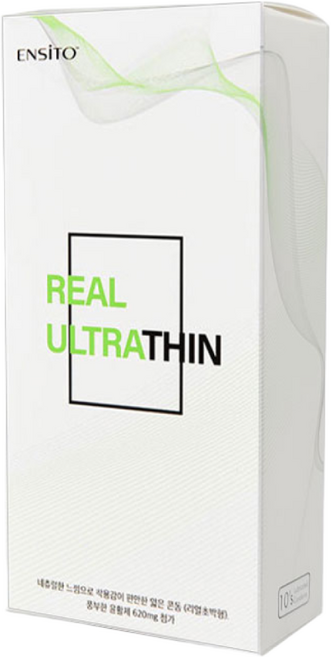 [안심밀착 초박형] 엔시토 리얼 울트라씬 에어핏 콘돔 + 3종 체험팩, 1개, 10개입