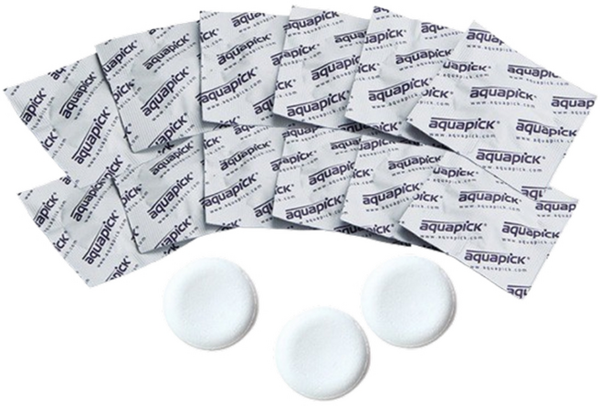 아쿠아픽 구강세정기 클리닝정, 12개, 0.5g, AQ-10