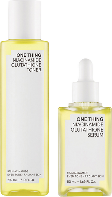 원씽 나이아신아마이드 글루타치온 토너 210ml+나이아신아마이드 글루타치온 세럼 50ml [피부톤 잡티케어 2종세트], 1세트