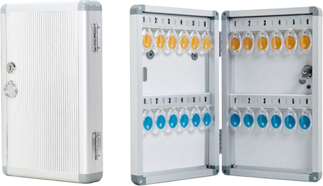 튼튼 알루미늄 열쇠보관함 키박스 자동차 키박스 12P 24P, 1개, 사이즈 24P