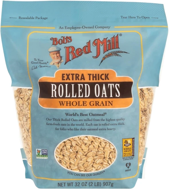 Bob's Red Mill 엑스트라 띡 롤드 오트 홀그레인, 907g, 1개 - 쿠팡