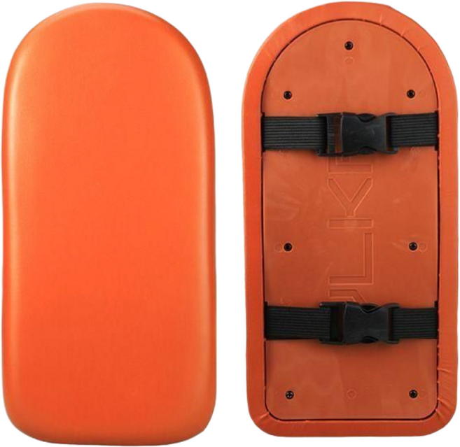 글로리존 자전거 뒷자리 모서리라운딩 보조 안장 쿠션, 1개, 브라운(벨트형)