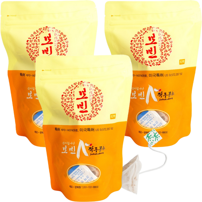 보빈 작두콩차 티백, 750mg, 3개, 40개입